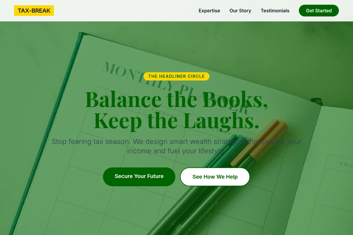 Tax-Break Financial Planner